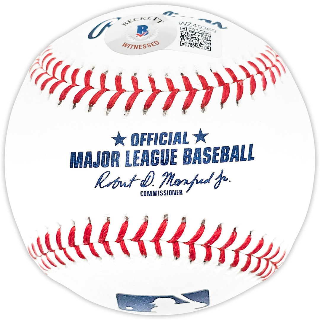 Cesar Geronimo Signed Official MLB Baseball Reds "Big Red Machine" Beckett BAS