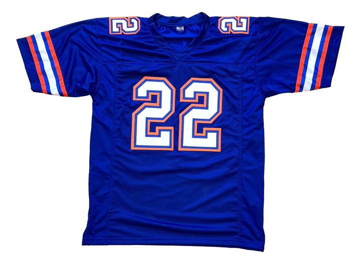 Emmitt Smith Florida Signed Blue Football Jersey Prova Hologram
