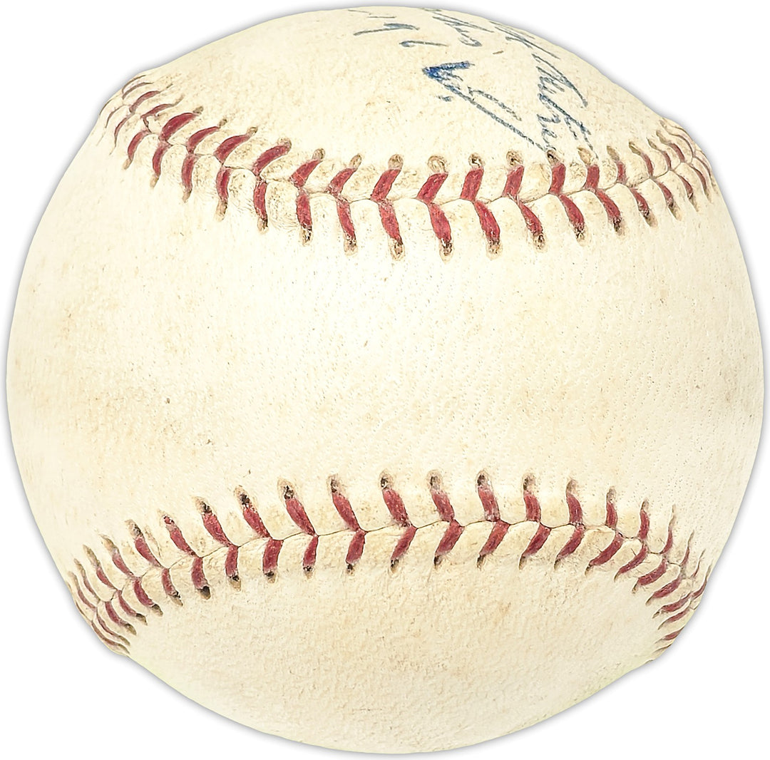 W.A. Chick Autry Signed Giles NL Baseball Reds To Mike Best Died 1976 PSA/DNA