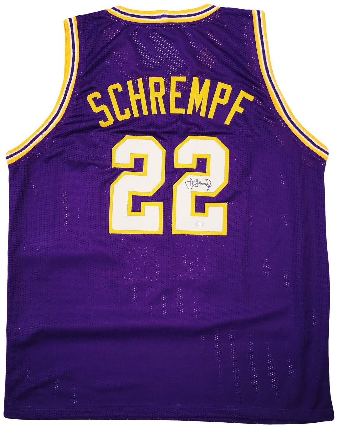Washington Huskies Detlef Schrempf Autographed Signed Purple Jersey MCS Holo