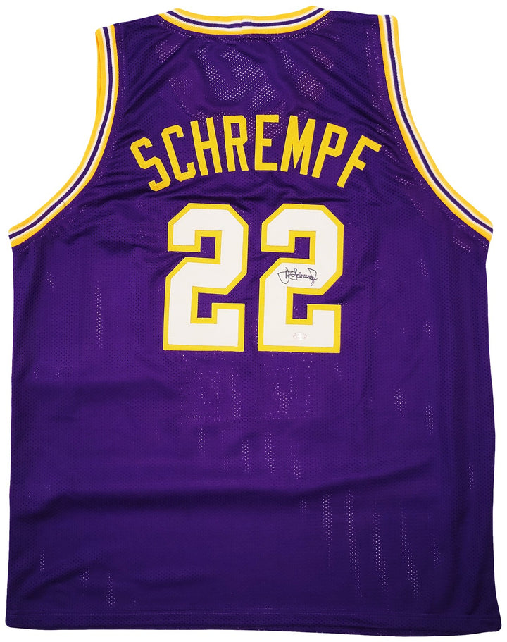 Washington Huskies Detlef Schrempf Autographed Signed Purple Jersey MCS Holo
