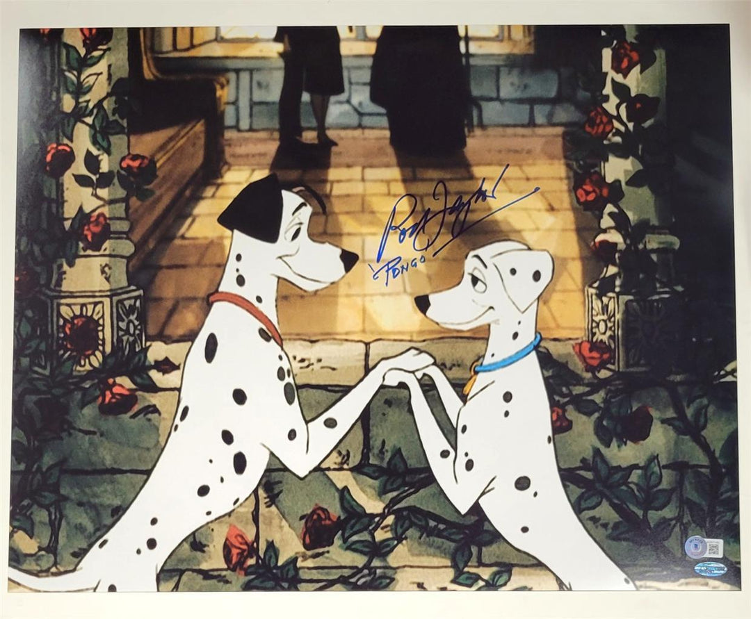 Rod Taylor signed "Pongo" 101 Dalmatians 16x20 photo autograph ~ Beckett BAS