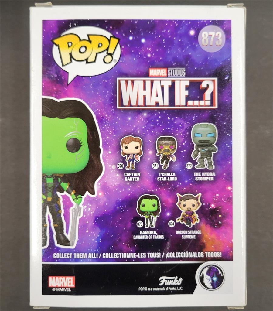 Zoe Saldana signed Gamora Funko Pop Marvel Guardians (A) Beckett BAS Holo