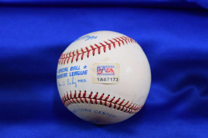 Tom Henrich PSA DNA Autograph American League Signed Baseball Old Reliable