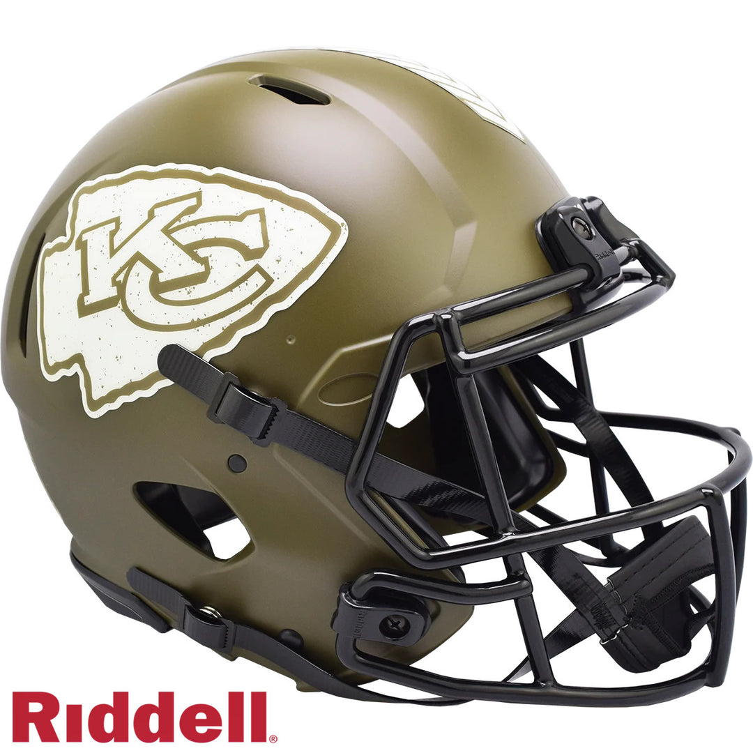 Kansas City Chiefs Full Size Authentic 2022 STS Helmet Riddell New In Box 35163