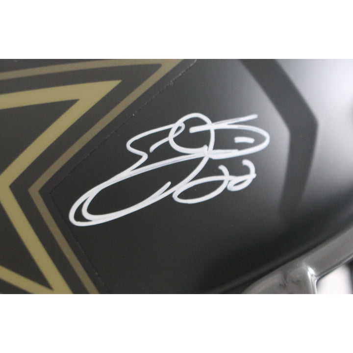 Emmitt Smith Autographed Dallas Cowboys F/S 25 STS Helmet Beckett Witness 55283