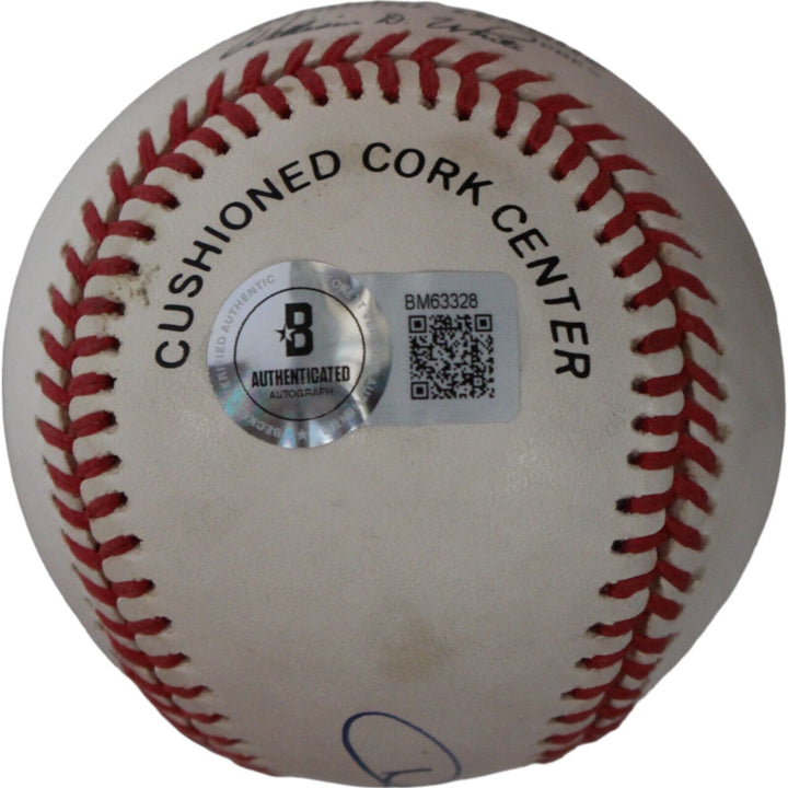 Danny Sheaffer Signed Cardinals National League Baseball Toning BAS 44709