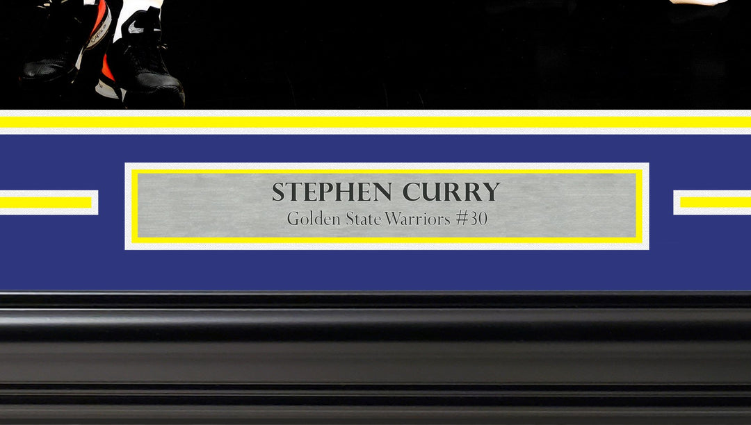 Stephen Curry Signed 16x20 Photo Golden State Warriors vs. LeBron James JSA
