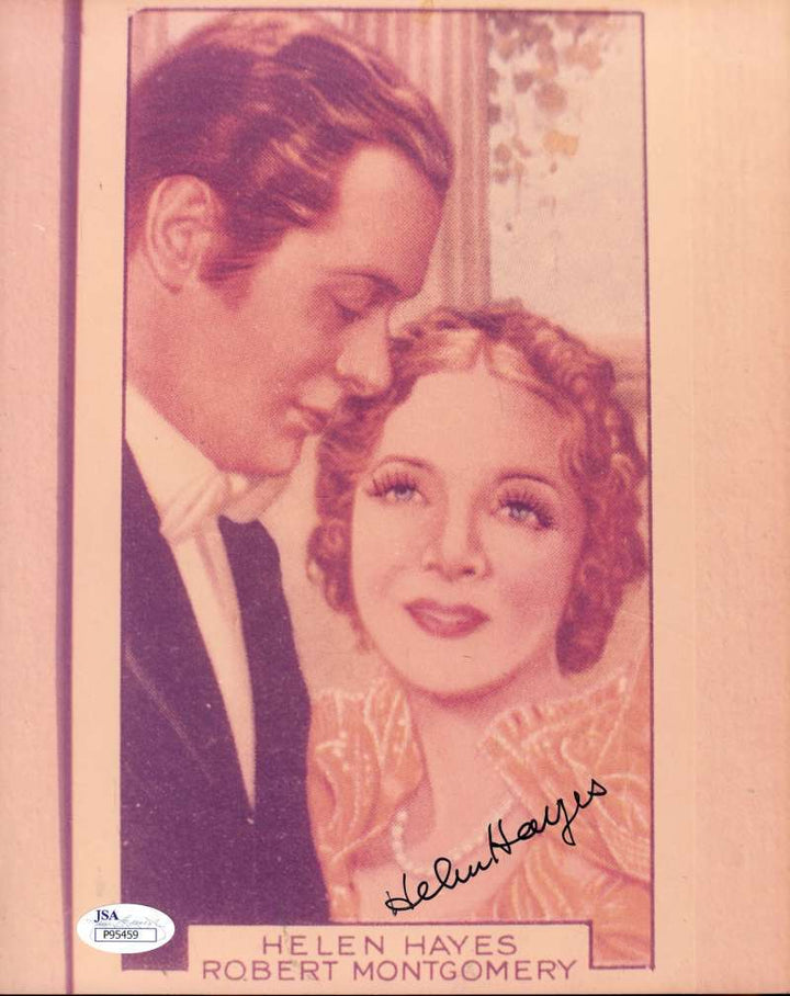 Helen Hayes Jsa Coa Cert Hand Signed 8x10 Photo Authenticated Autograph