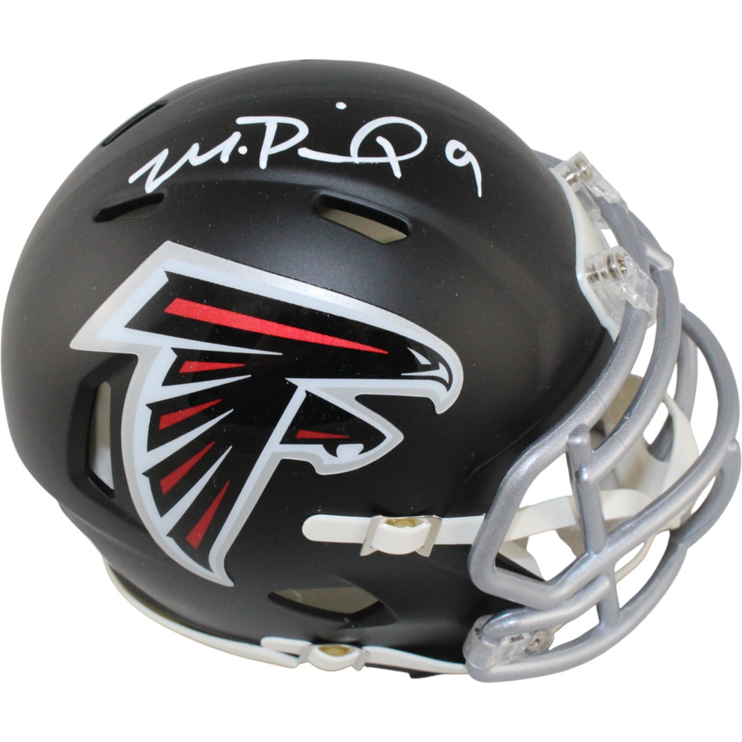 Michael Penix Autographed/Signed Atlanta Falcons Mini Helmet Beckett 53653