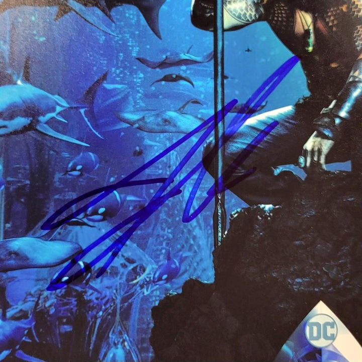 Jason Momoa signed Aquaman 12x18 photo poster autograph PSA sticker only