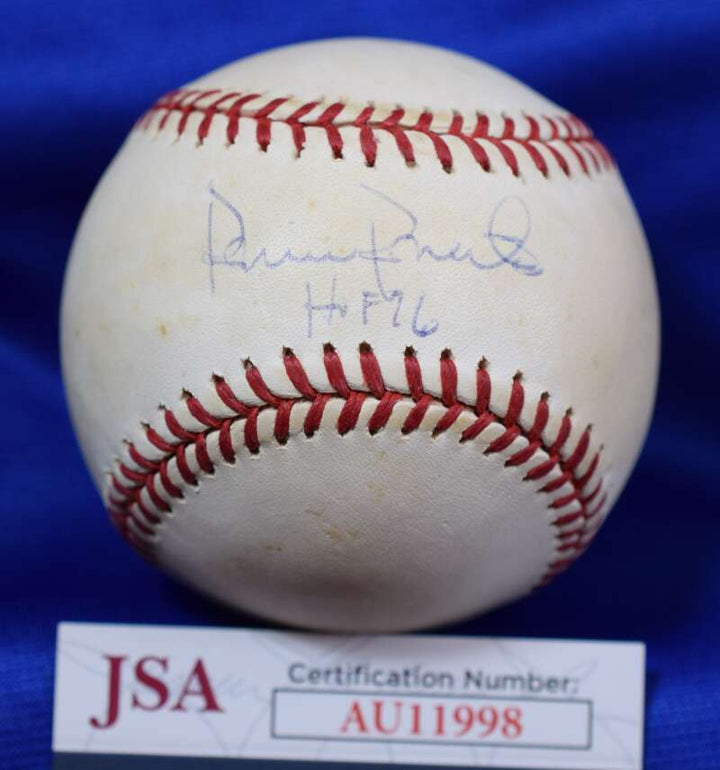 Robin Roberts JSA COA Autograph National League Signed Baseball HOF 76