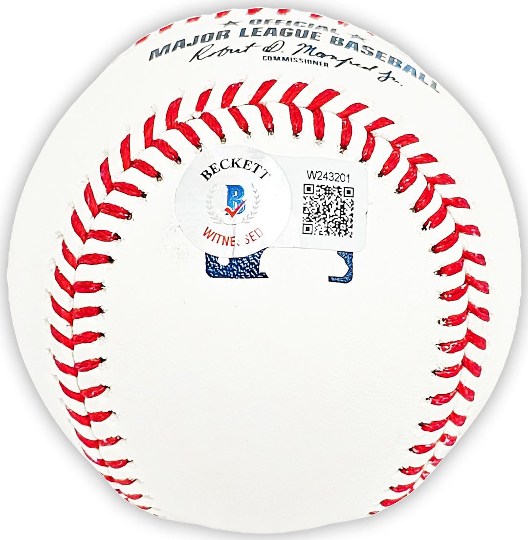 Ken Griffey Jr. & Sr. Auto MLB Baseball Mariners Back To Back HR 9/14/90 Beckett