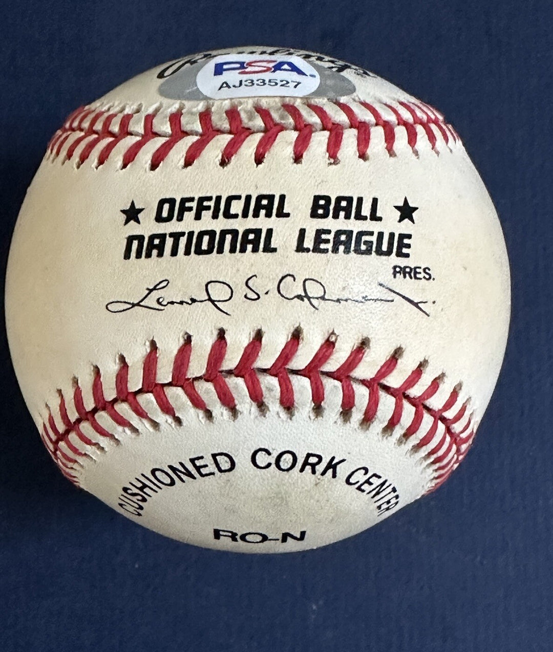 Mark McGwire Signed Official N.L Game Baseball 1998 98 Autograph Cardinals Psa