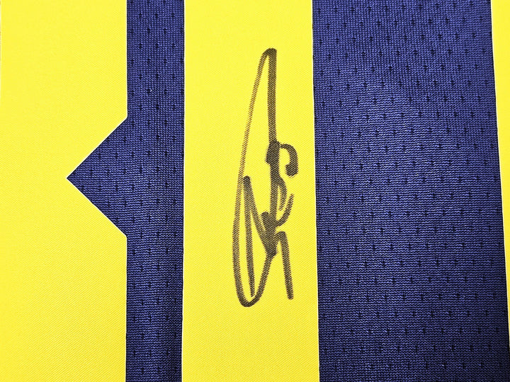 Warriors Stephen Curry Auto Blue Jordan Statement Edition Jersey Size 48 Beckett