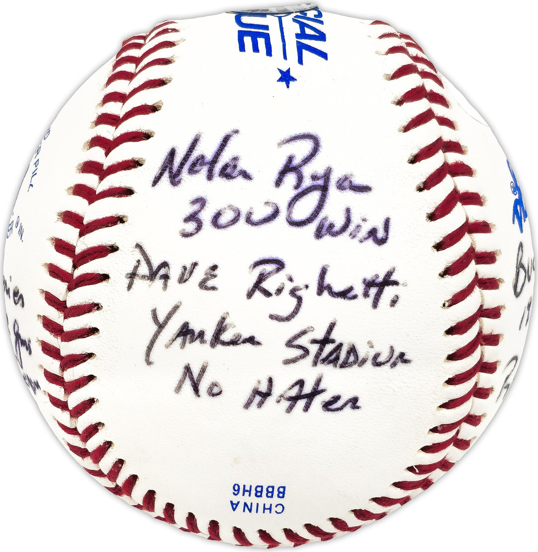 Al Clark Signed Official League Baseball Umpire Statball 11 Stats JSA #GG31762