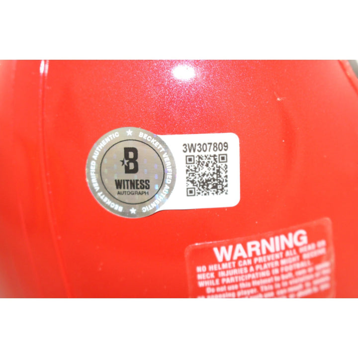 Jared Allen Autographed Kansas City Chiefs VSR4 Mini Helmet HOF Beckett W 55179