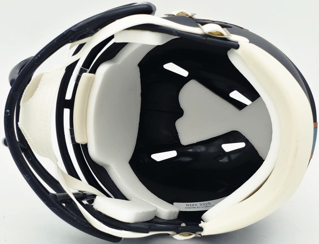 Ricky Williams Signed Miami Dolphins Black Rivalries Speed Mini Helmet JSA