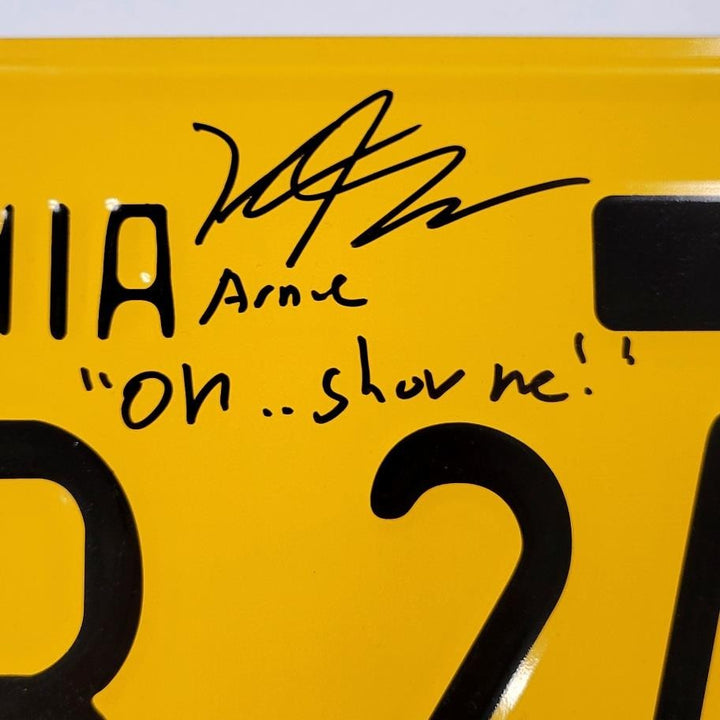 Keith Gordon signed "Arnie" Christine License Plate autograph ~ Beckett BAS