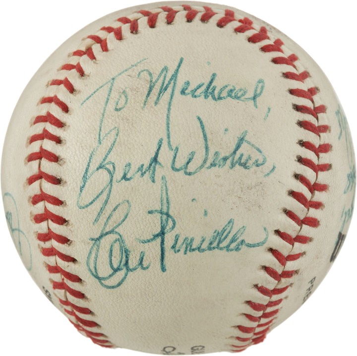 LOU PINIELLA CHRIS SABO SIGNED OFFICIAL GULF COAST LEAGUE BALL CINCINNATI REDS