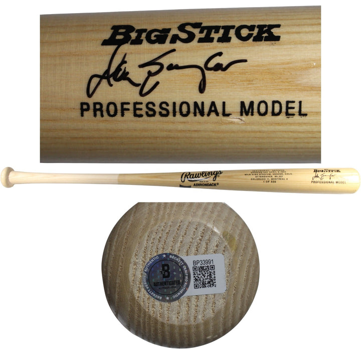 Don Baylor Autographed Colorado Rockies 1993 Inaugural Season Bat Beckett 53426