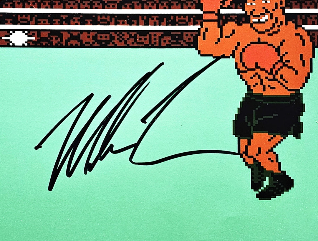 Mike Tyson Signed Framed 11x14 Photo Nintendo Punch-Out!! Beckett BAS