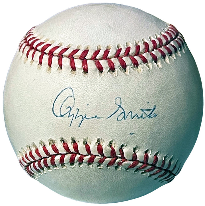 Ozzie Smith signed Official Rawlings National League Baseball minor tone - COA