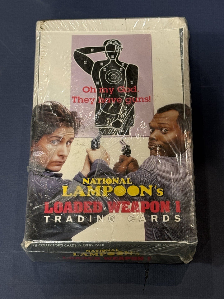 National Lampoon's Loaded Weapon 1 Trading Cards 1993 Sealed Wax Box 36 Packs