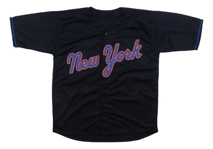 Luis Robert New York Signed Black Baseball Jersey BAS