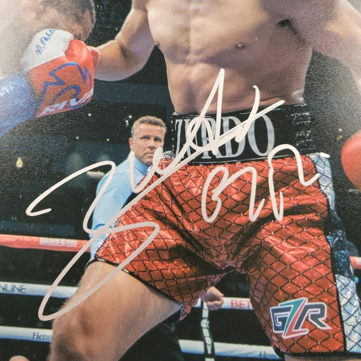 Gilberto Ramirez "Zurdo" signed 11x14 Photo WBO Boxing Champ (B) Beckett BAS COA