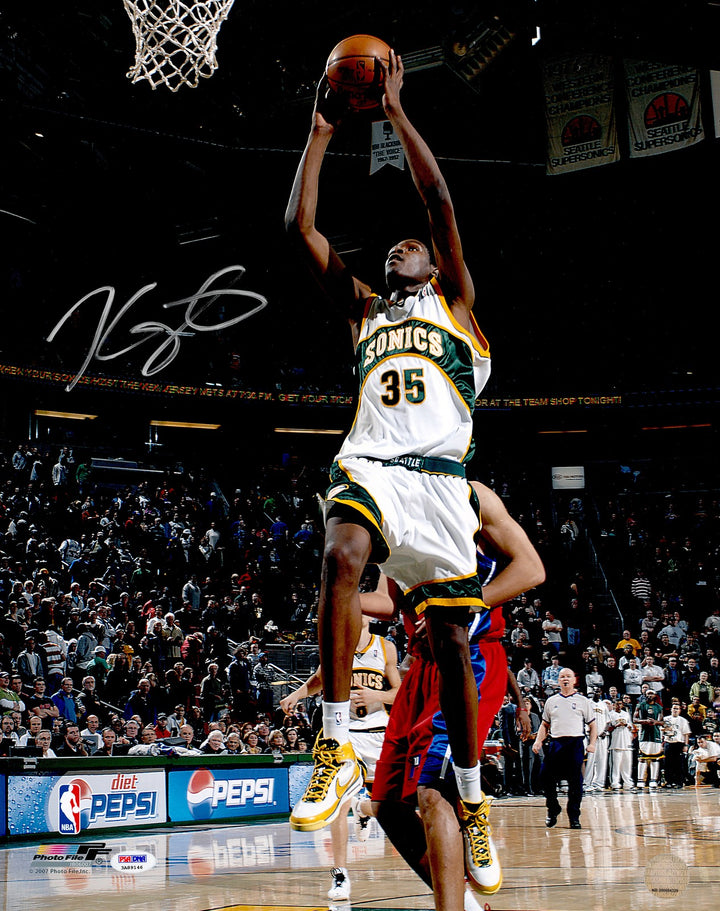 Kevin Durant Signed Framed 16x20 Photo Seattle Supersonics PSA/DNA ITP