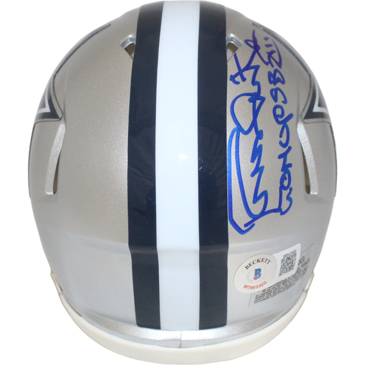 Randy White Signed Dallas Cowboys SB CO MVP Mini Helmet Beckett 43058