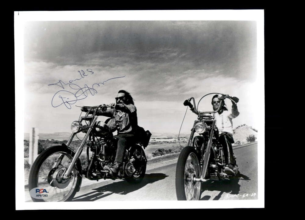 Dennis Hopper PSA DNA Coa Signed 8x10 Photo Autograph Easy Rider