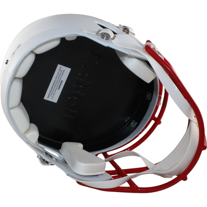 Andre Johnson Autographed Houston Texans F/S Flat White Helmet Beckett W 55466