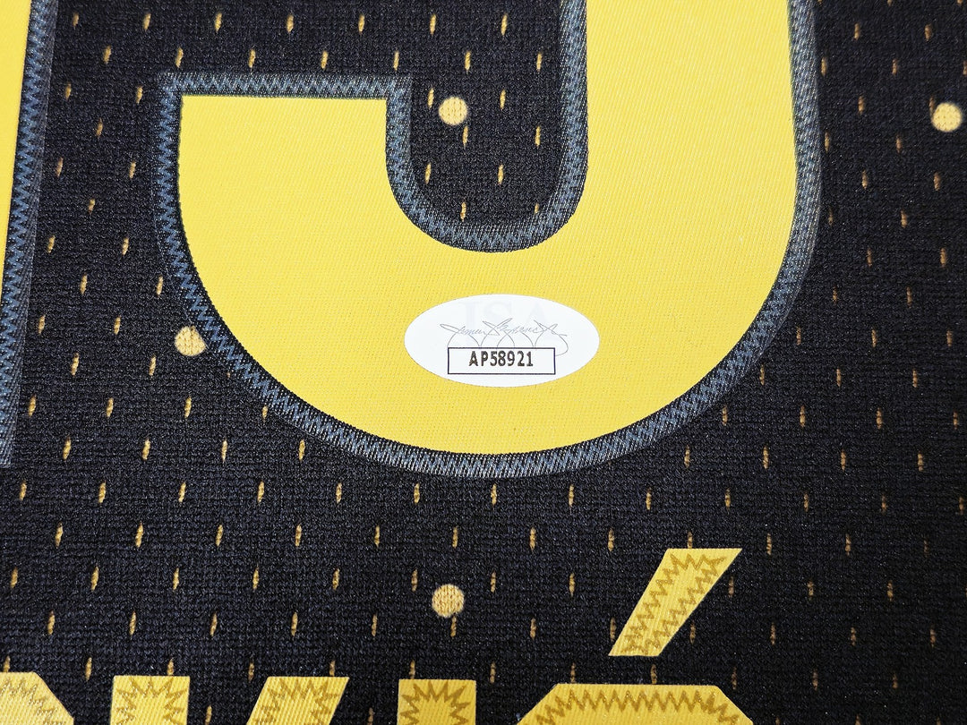 Nuggets Nikola Jokic Auto Black Mitchell Ness HWC Swingman 16 ASG Jersey XL JSA