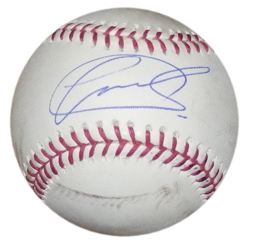 JESUS MONTERO SIGNED GAME USED SPRING TRAINING NY YANKEES OML BASE BALL MARINERS