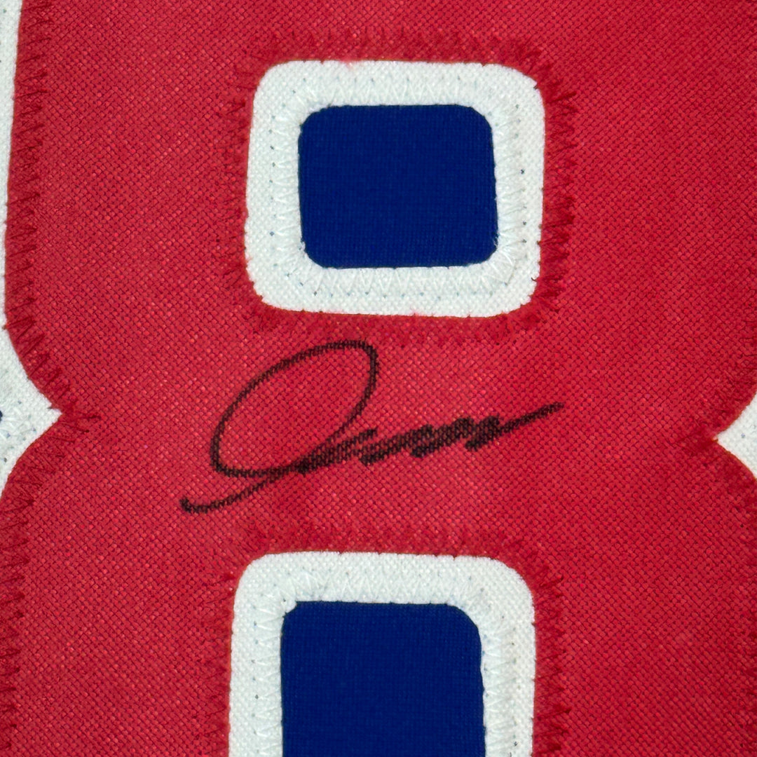 Framed Autographed/Signed Shota Imanaga 35x39 Chicago Blue Jersey Beckett COA