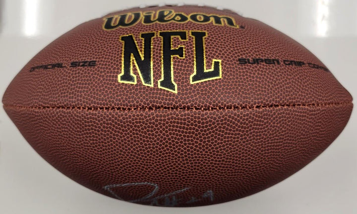 Darrelle Revis signed Wilson NFL Football NY Jets autograph (A) Beckett BAS