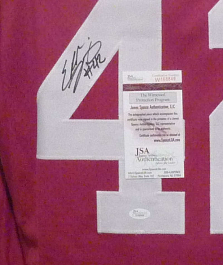 Eddie Lacy Autographed/Signed College Style XL Red Jersey JSA 12023
