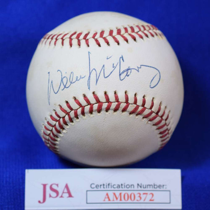 Willie McCovey JSA Cert Autograph National League Signed Baseball 1