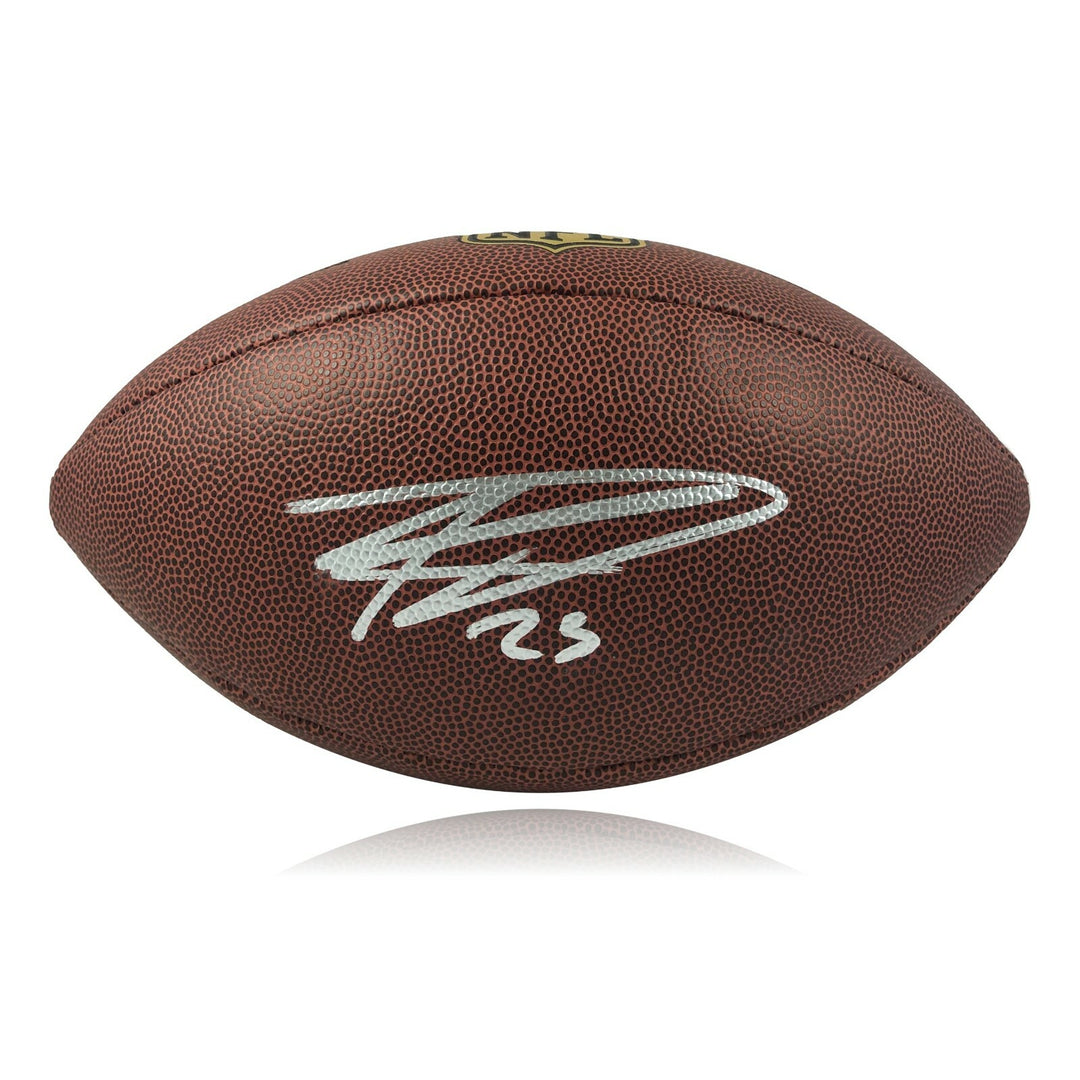Kenyan Drake Signed Full Size Football JSA COA Las Vegas Raiders Autograph