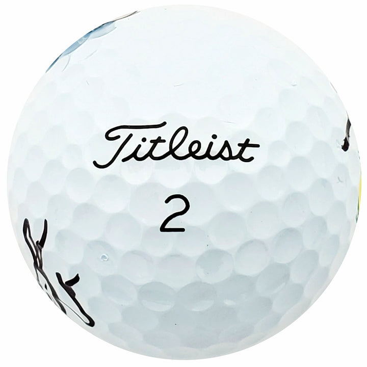 Hideki Matsuyama & Lee Elder Signed Titleist Masters Logo Golf Ball Beckett