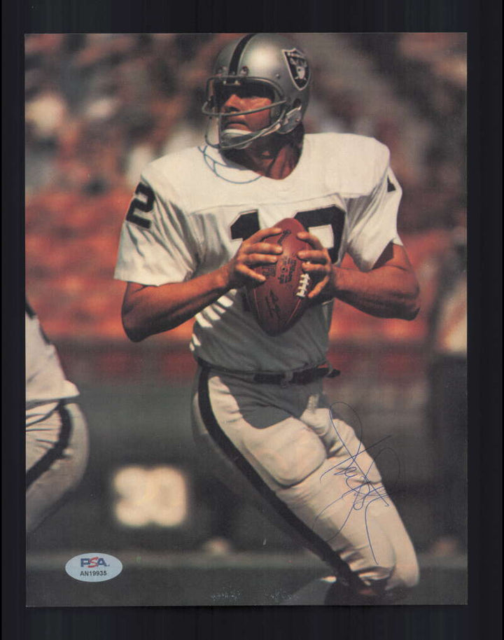Ken Stabler PSA DNA Signed 70`s 8x10 Vinatge Photo Autographed Raiders