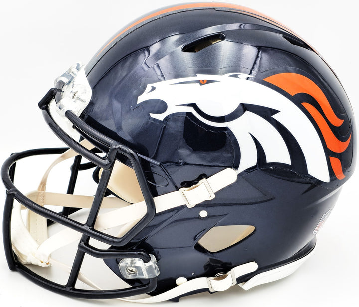 Russell Wilson Auto Broncos Blue Full Size Authentic Speed Helmet Fanatics Holo