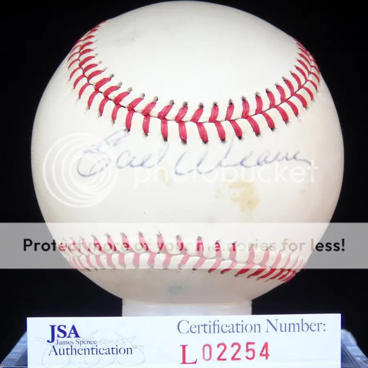 Earl Weaver Jsa Authenticated Autograph Macphail American League Baseball Signed