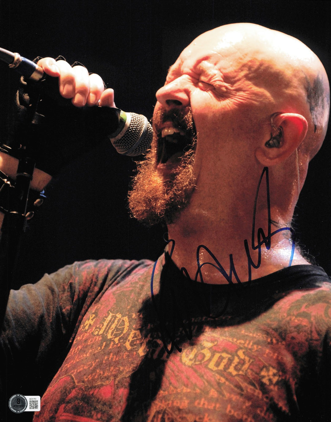 Rob Halford Autographed Signed 11x14 Photo Judas Priest Beckett BAS QR #AE31751