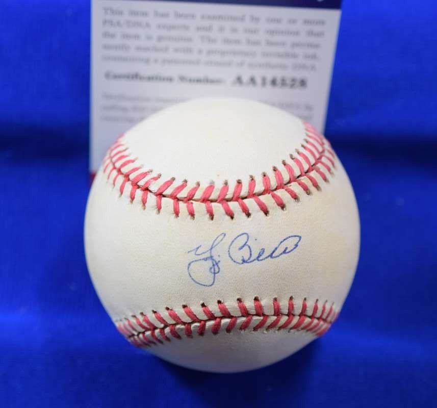 Yogi Berra PSA DNA Autograph American League OAL Signed Baseball 2