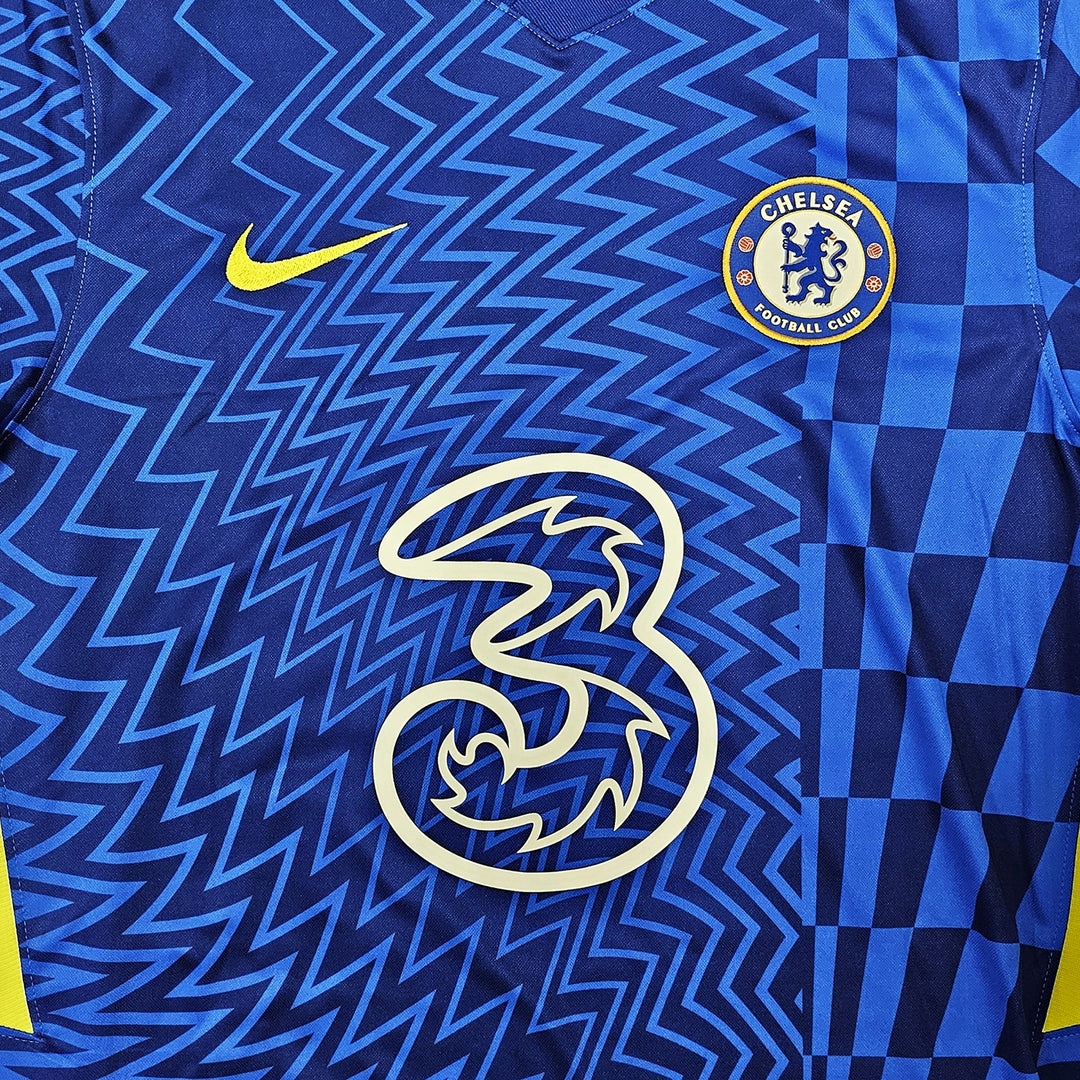 Chelsea F.C. Mason Mount Signed Blue Nike Jersey Size M in Gold Beckett