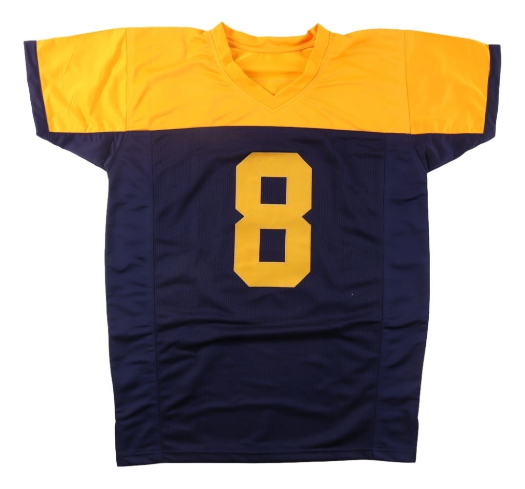 Josh Jacobs Green Bay Signed Alternate Navy Football Jersey BAS