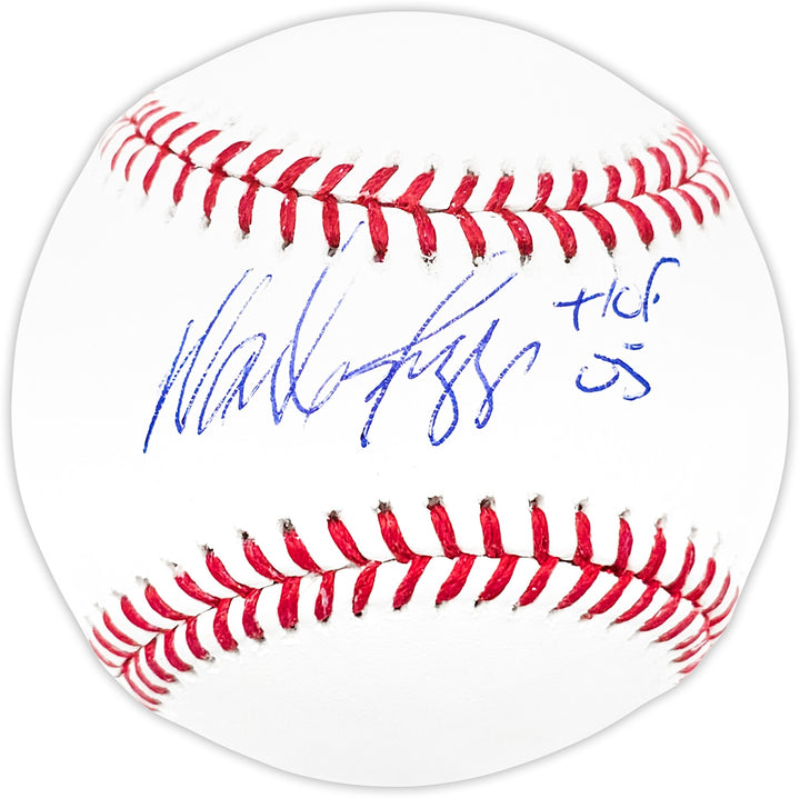 Wade Boggs Signed MLB Baseball Boston Red Sox "HOF 05" Beckett Witness